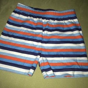 LL Bean Striped Cotton Shorts